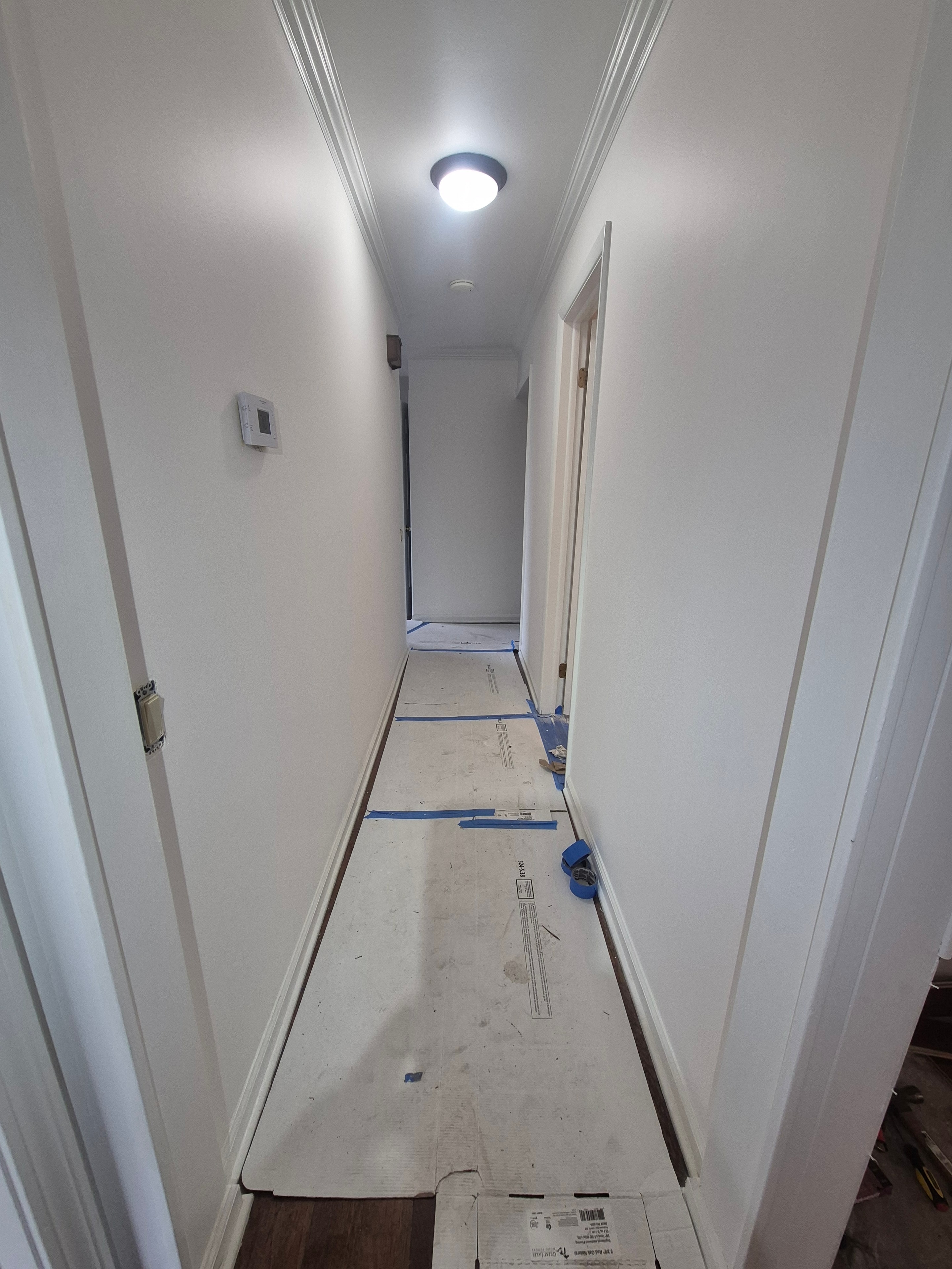 Hallway Repaint — before